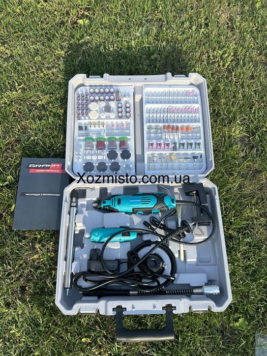 Гравер 2в1 Grand МГ-670К/12V ( 700W і 12V; 236 насадок) Чехія: 1 850 ...