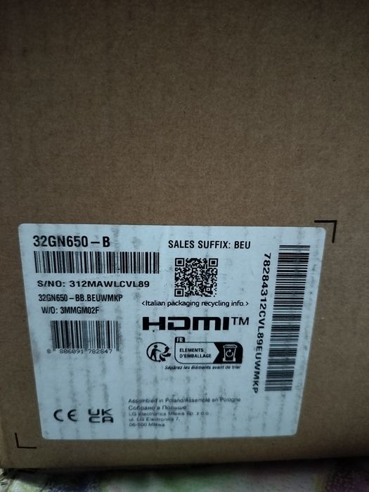 Monitor Gaming LG UltraGear 32GN650-B