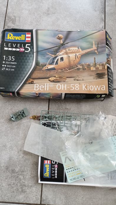 Сборная моделювання модель збірна 1/35 Bell OH-58 Kio винтажwa Revell 03871 колекція