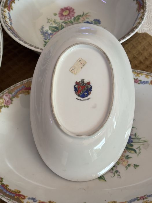Loica servico jantar porcellainfabrik depos
