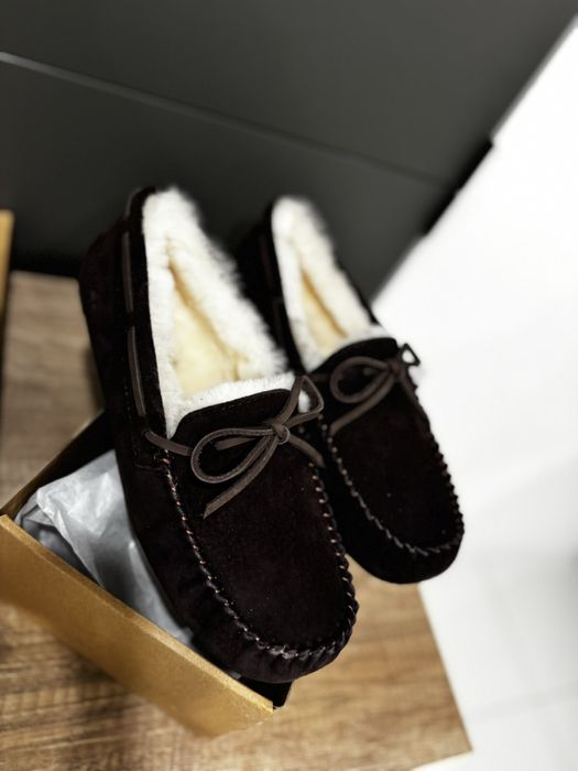Ugg Tasman Угг шоколад лоферы-мокасины