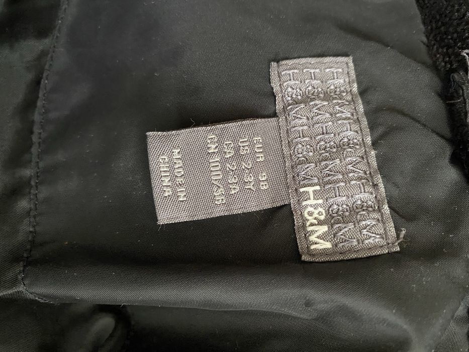 Тепла куртка для хлопчика 2/3 роки 98 р, H&M чорна