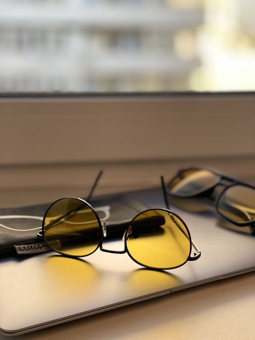 пари окулярів Luxoptica | круглі + aviator | комплект