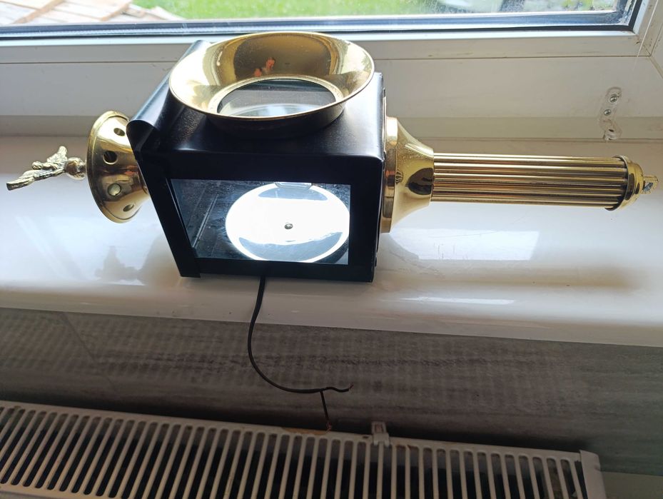 Stara lampa do parowozu , bryczki stan idealny
