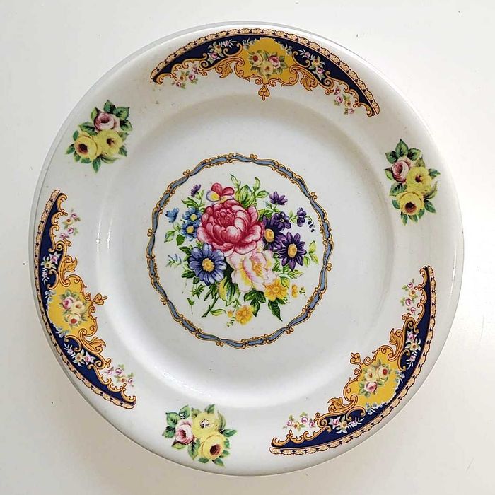 Conjunto de Sobremesa T. Limoges – Pintado à Mão – Caixa Original