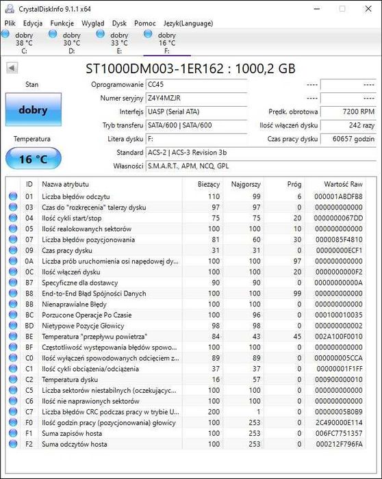 Dysk twardy Seagate 1TB 3,5" ST1000DM003
