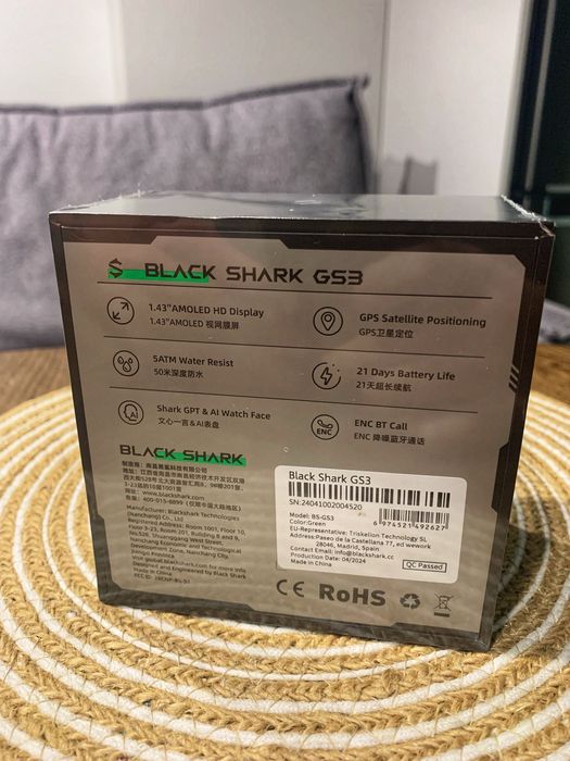 Black Shark GS3, GPS, компас, тактичний годинник, військовий