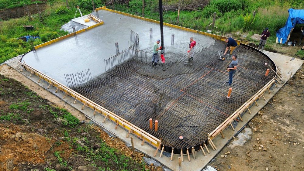 Wykonanie płyty fundamentowej, płyta fundamentowa, płyty fundamentowe,