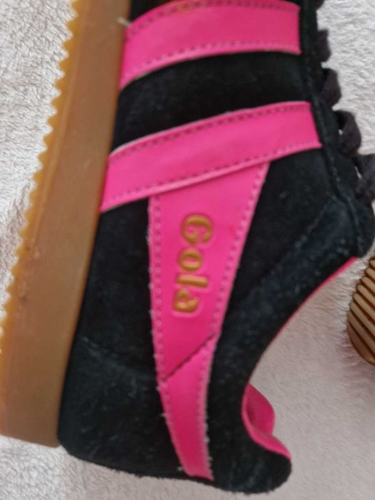 Tenis Gola Pretos e rosa T35