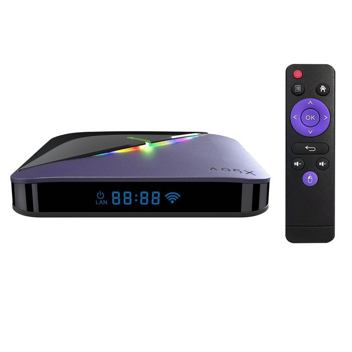 New TV Box with New Android 11/4 GB/32 GB, Featuring RGB Light64286462308227121