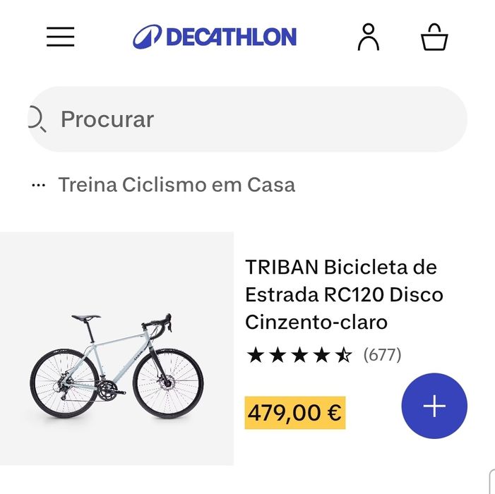 Bicicleta Triban RC100