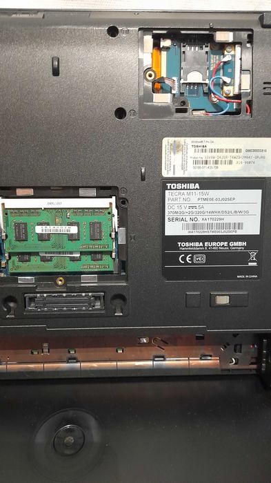 Toshiba Tecra M11 - Peças
