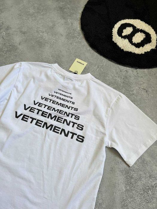Біла Футболка Vetements з бірками (Ветмо)