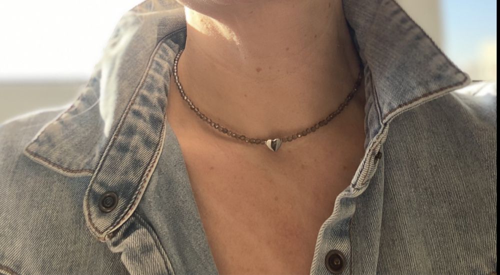 Чокер натуральная шпинель