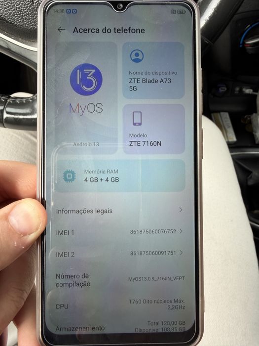 Telemovel ZTE Blade A73 5G
