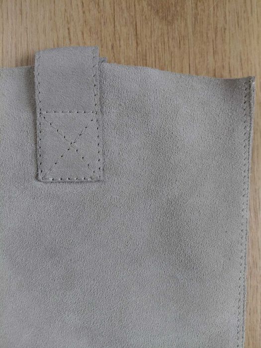 Skórzane kozaki letnie, luźna cholewa r.40