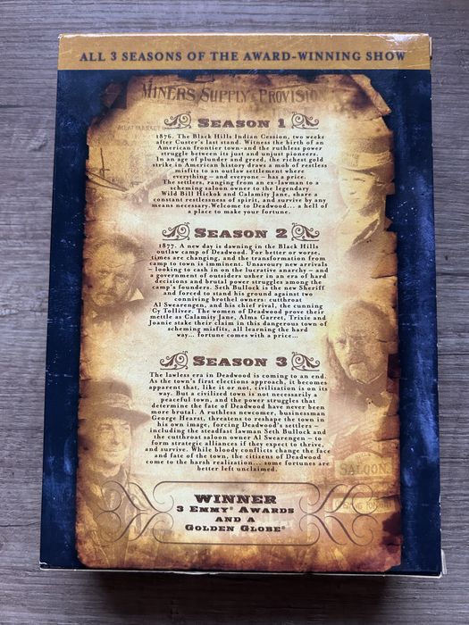 Deadwood 1-3 Seasons DVD
