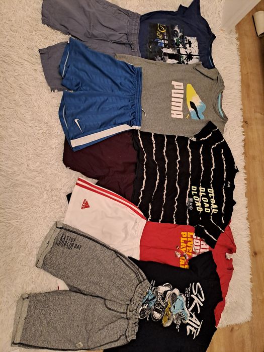 Zestaw spodenki koszulki r 134_140