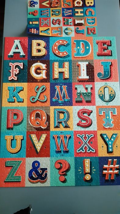 Puzzle Ridley's Alphabet 1000 peças