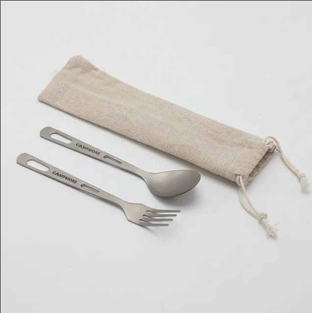 Похідні набори: титанові ложки, виделки, ножі, палочки, щипці. ТИТАН!