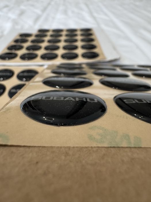 Naklejki Subaru żelowe