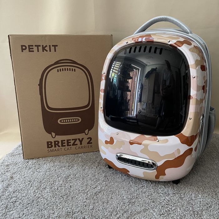 PetKit Breezy 2 Plecak podróżny dla zwierząt, transporter z wentylacją