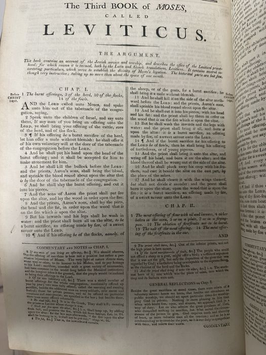 Biblia 1790rok Stary i Nowy Testament