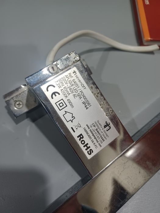 Luz LED para espelho WC