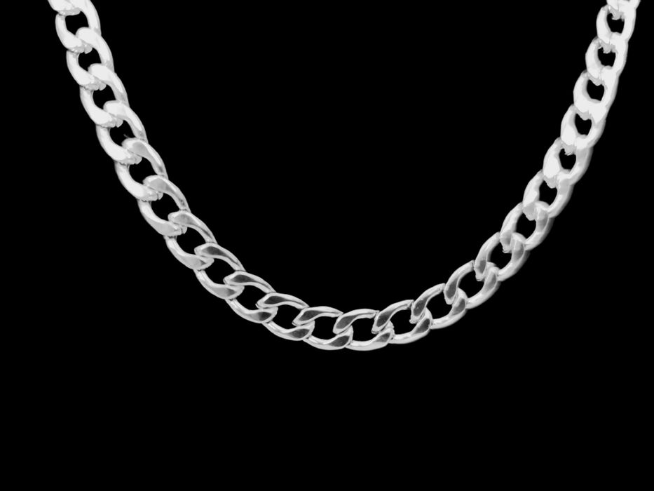 Naszyjnik męski , łańcuszek 6 mm , 55 cm
