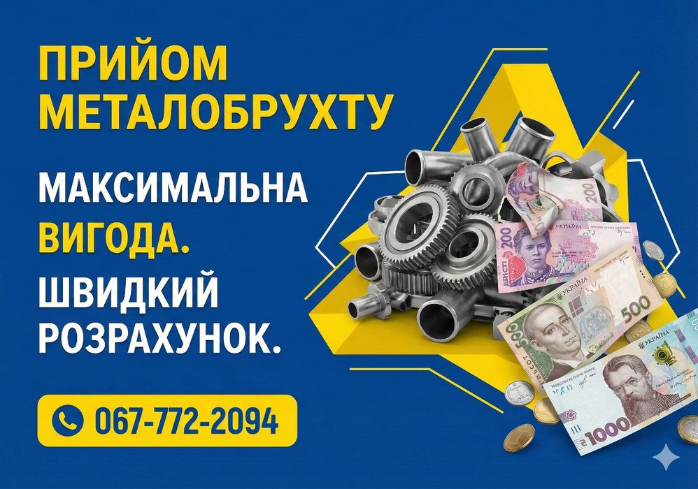 Прием металлолома, металу, міді, алюмінію, прийом металобрухту