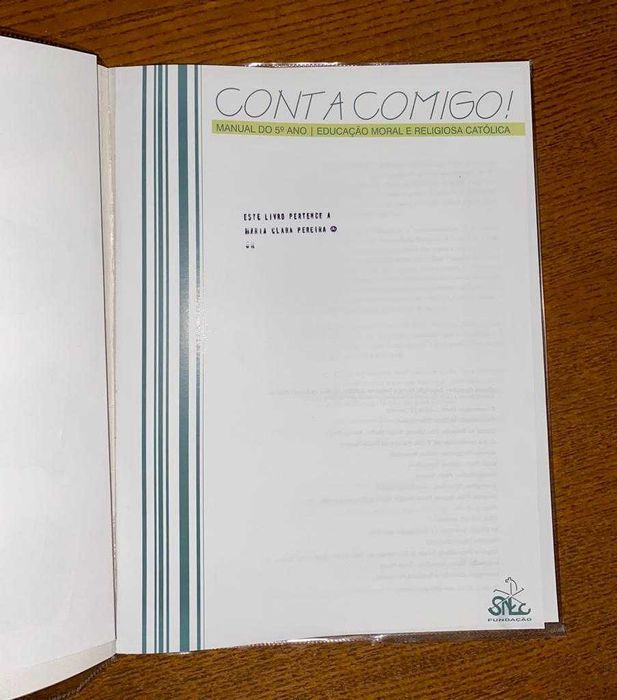 Conta Comigo! | Manual - EM Religiosa Católica - 5.º Ano