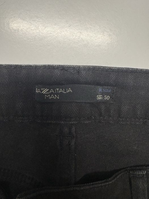 Прямі чорні джинси