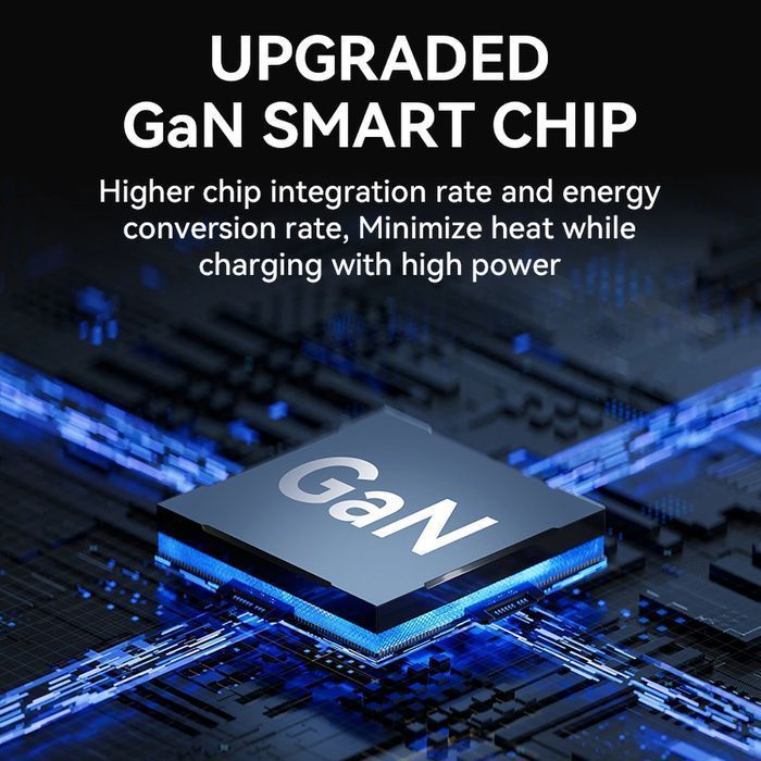 Ładowarka sieciowa GaN Wozinsky CGWCB 140W 3 x USB-C / 2 x USB-A -