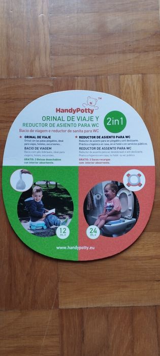 Redutor de assento de sanita e bacio de viagem (2x1)