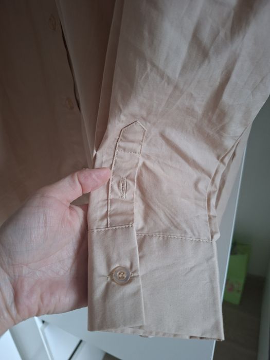 Beżowa koszula oversize