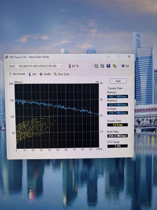 Dysk hdd 3tb testy na zdjeciach