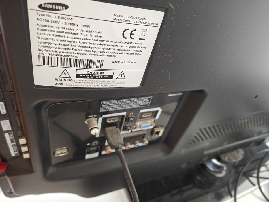 Samsung LE40C550 телевизор