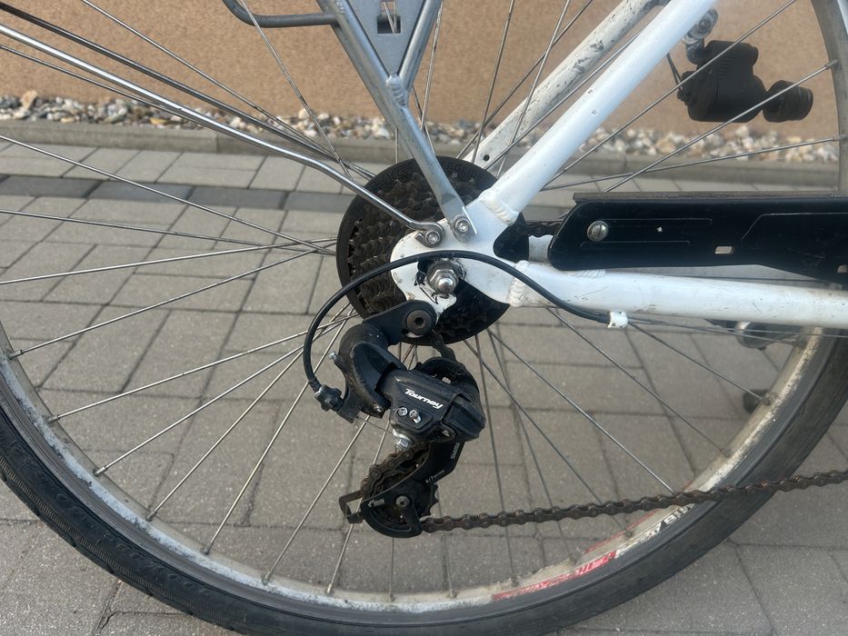 Rower elektryczny ebike geobike tourning koza miejska 28”