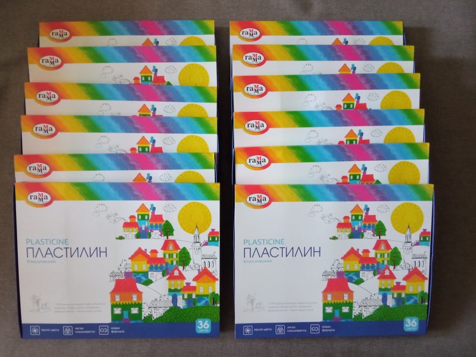 Пластилін  36 кольорів