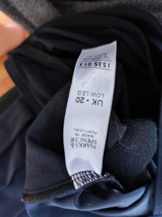 Marks&Spencer czarny strój jednoczęściowy r 48 plus size