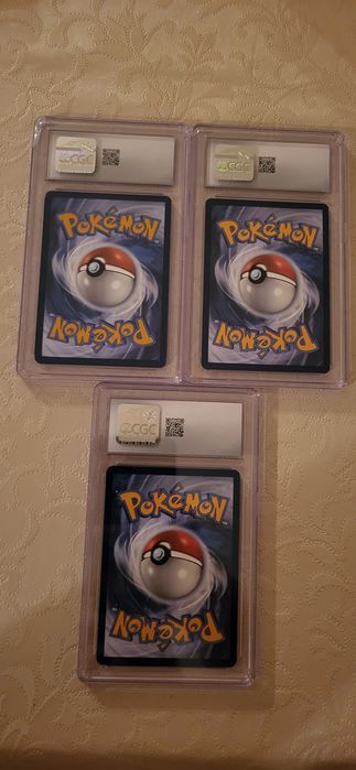 Graded slabs CGC 10 Destined Rivals Team Rocket's Illustration Rare
