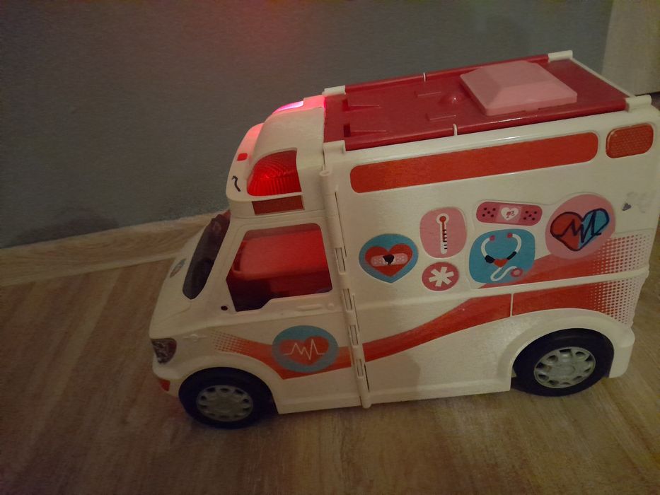 Karetka barbie + akcesoria