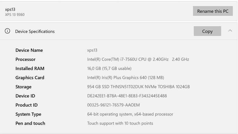 Dell XPS13  Dell Xps 13 9360