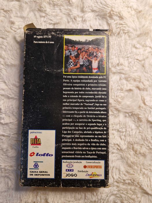 Cassete VHS campeonato nacional FC Porto 95/96 e 96/97