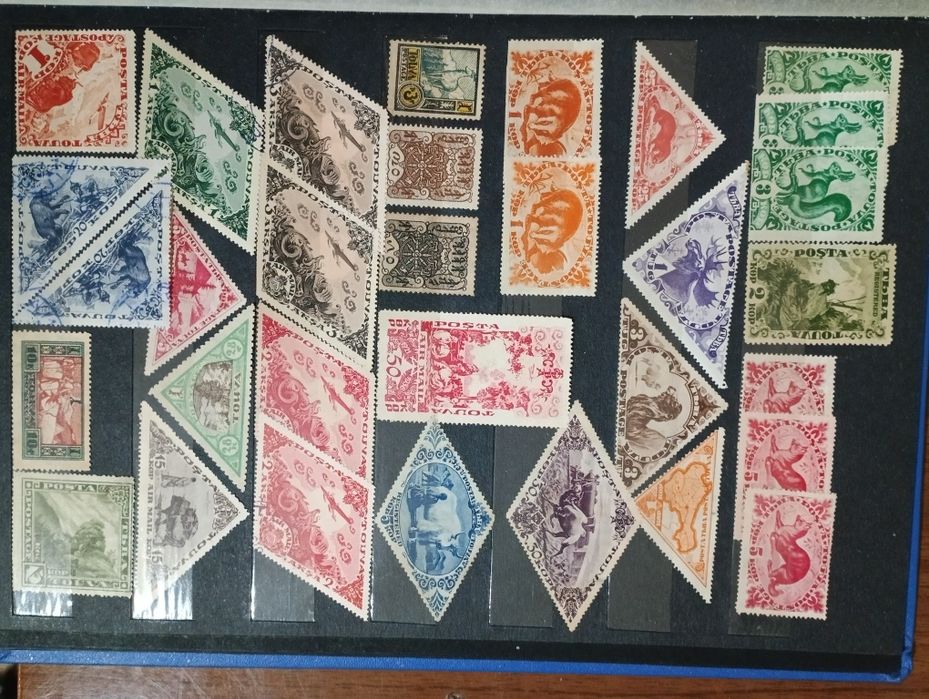 Почтовые марки Тува чистые