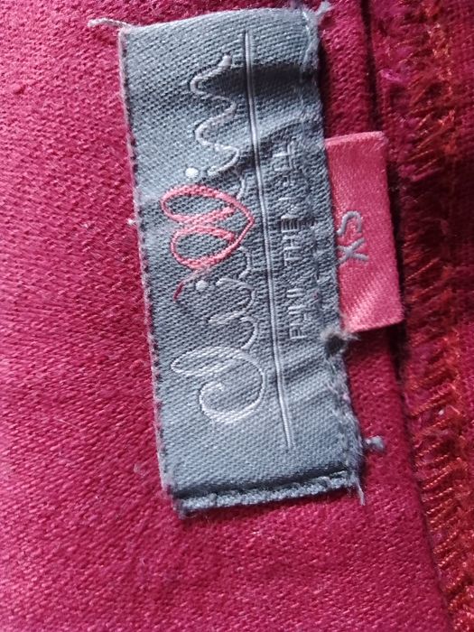 Spódnica bordowa mini