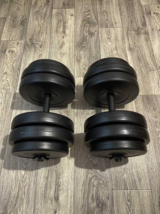 Гантели разборные наборные 2 по 25 гантелі розбірні нові 25 кг