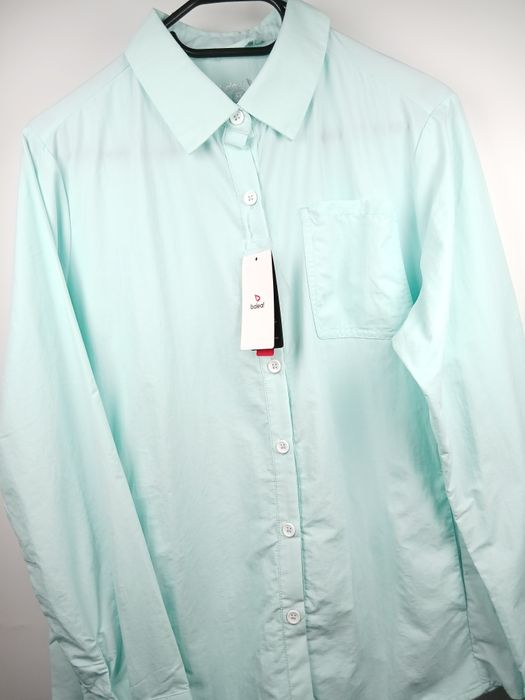 Koszula damska BALEAF M miętowa lekka nylonowa długi rękaw