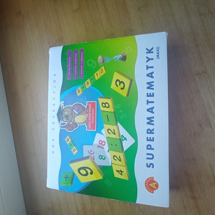 Super matematyk maxi, 7+, 2-4 graczy, kompletna