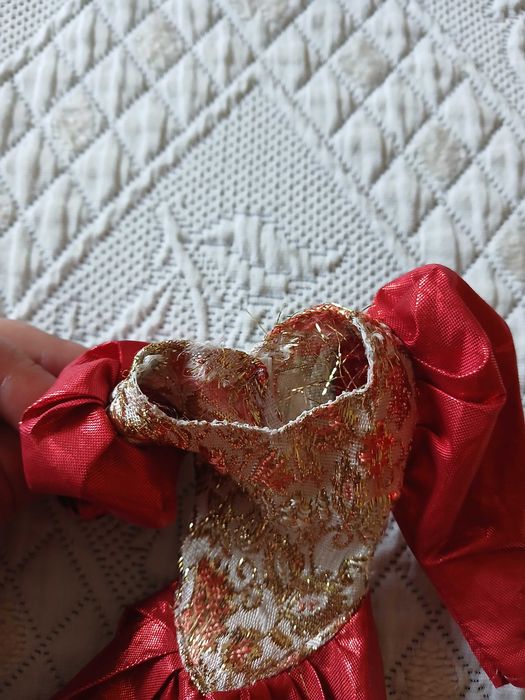 Vestido vermelho para Boneca